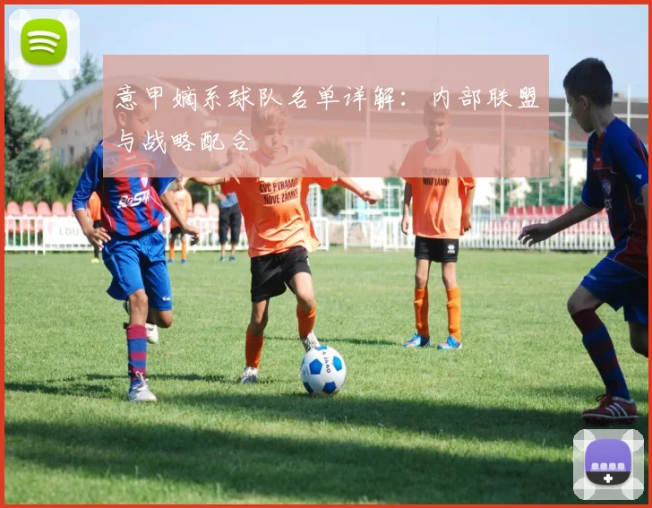 意甲嫡系球队名单详解：内部联盟与战略配合